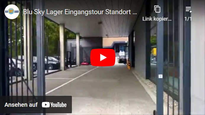 Anfahrtsvideo für Kunden von Blu Sky Lager Frankfurt
